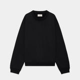 Organic Cotton Heavy Fleece Comfort Sweat BLACK