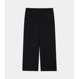 Organic Cotton Heavy Fleece Wide Gym Pants BLACK