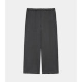 Organic Cotton Heavy Fleece Wide Gym Pants FOREST GRAY