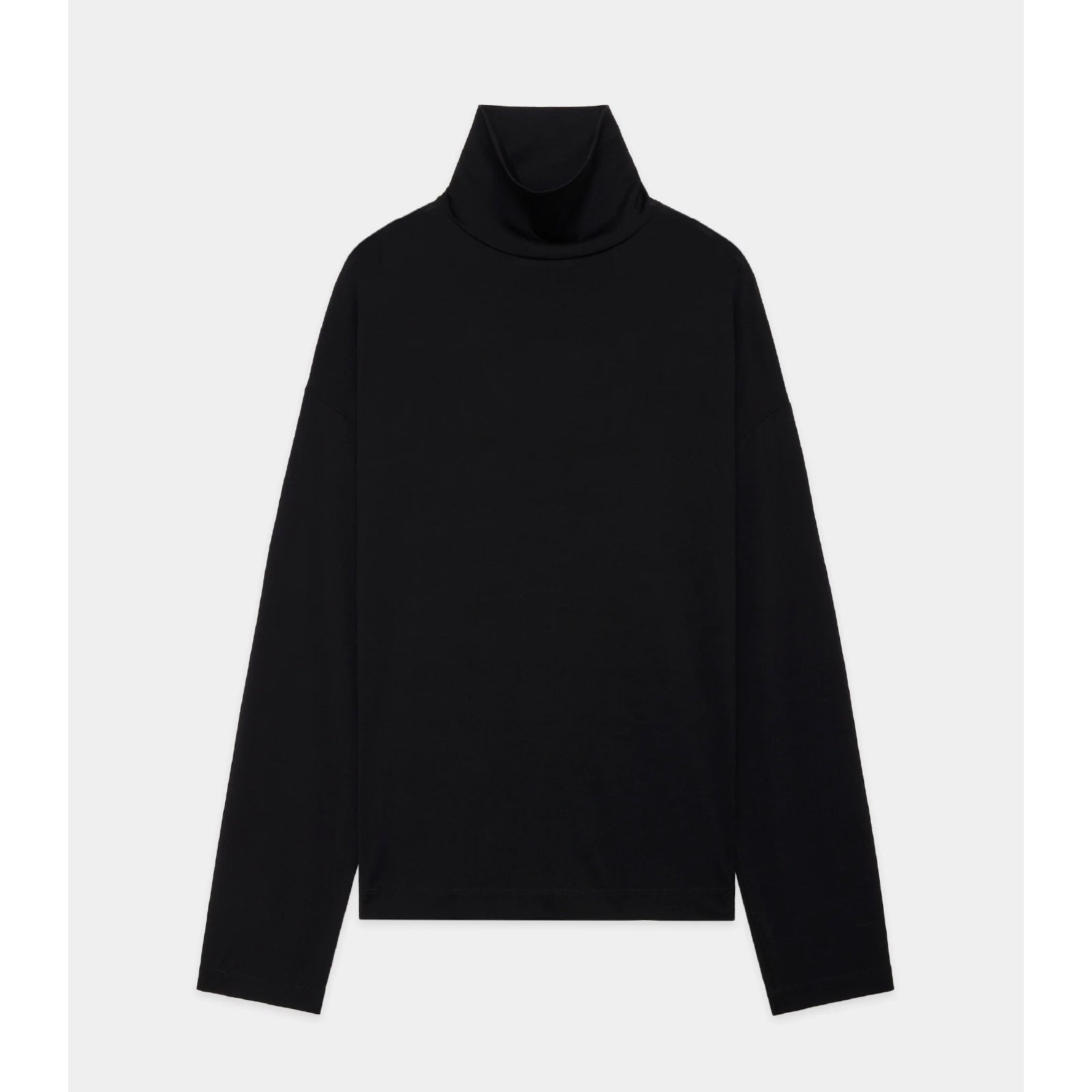 Super 160’s Wool Washable Knit Long Sleeve Turtle Neck