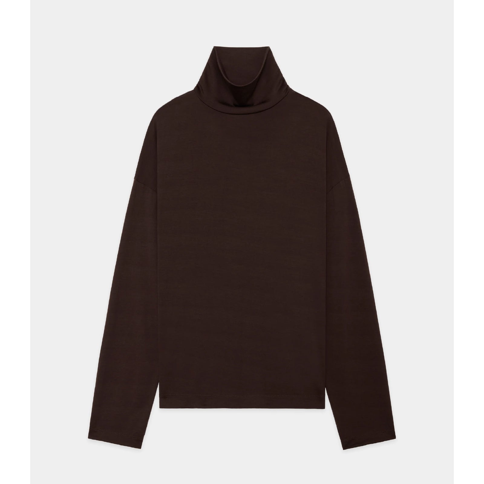 Super 160’s Wool Washable Knit Long Sleeve Turtle Neck
