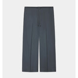 2/80 Organic Wool Viyella Pajama Pants FOREST GRAY