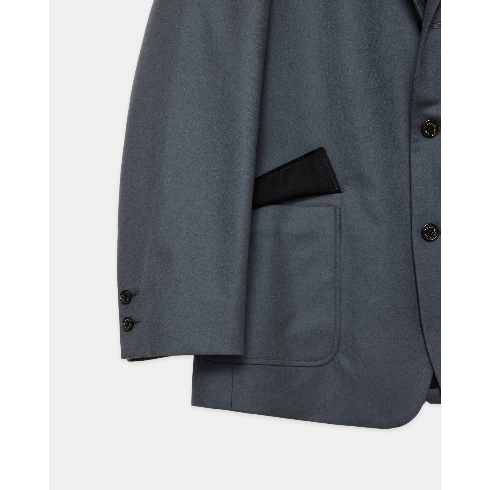 2/80 Organic Wool Flannel Blazer