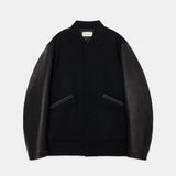 Vintage Melton Award Jacket BLACK