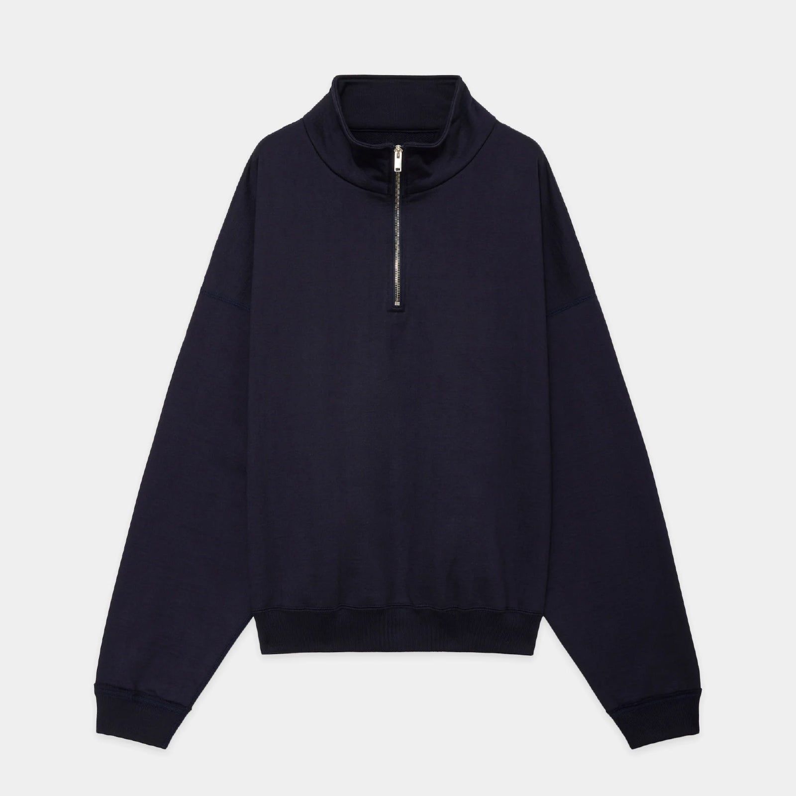 Organic Cotton Heavy Fleece Short Quarter Zip Pull Over