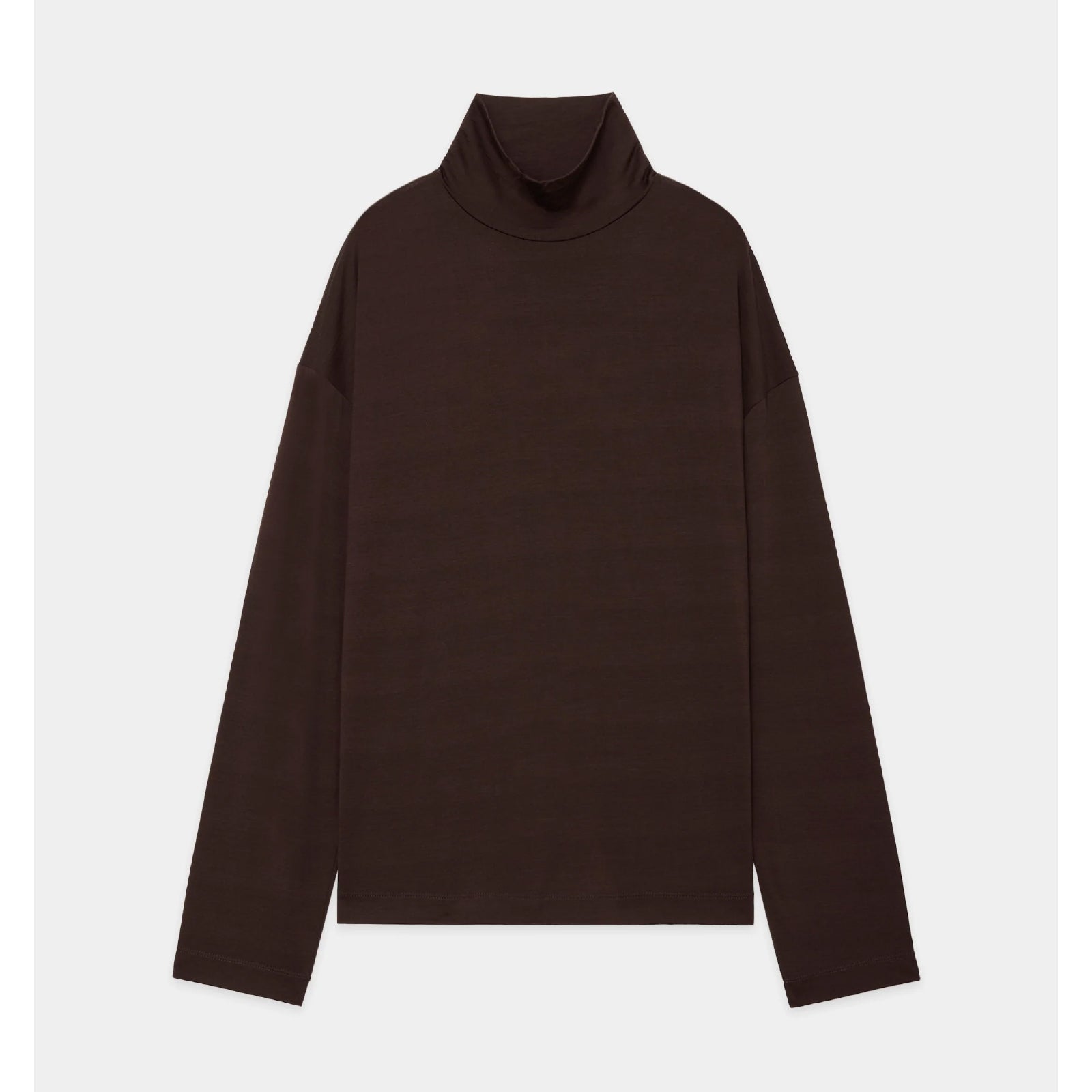 Super 160s Wool Washable Knit Comfort Fit Tee Turtle Neck