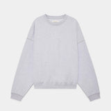 Organic Cotton Heavy Fleece Huge Sweat Short ASH GRAY