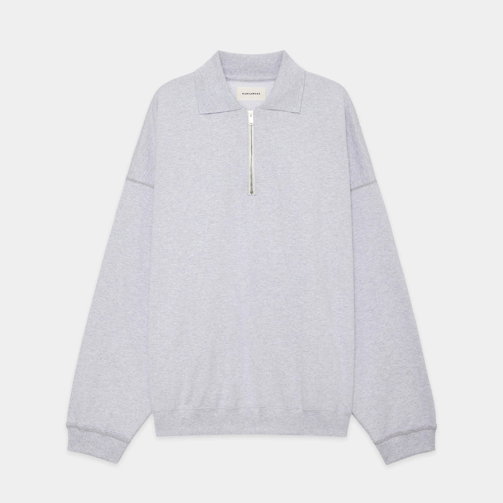 Organic Cotton Heavy Fleece Half Zip Polo Huge Sweat - ref. / Web Store
