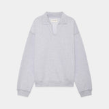 Organic Cotton Heavy Fleece Skipper Comfort Sweat ASH GRAY