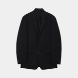 Organic Wool 2/80 Tropical Sports Coat BLACK