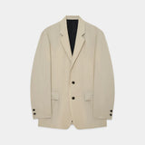 Organic Wool 2/80 Tropical Sports Coat BEIGE