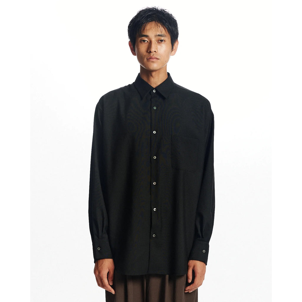 Organic Wool 2/80 Tropical Comfort Fit Shirt - ref. / Web Store
