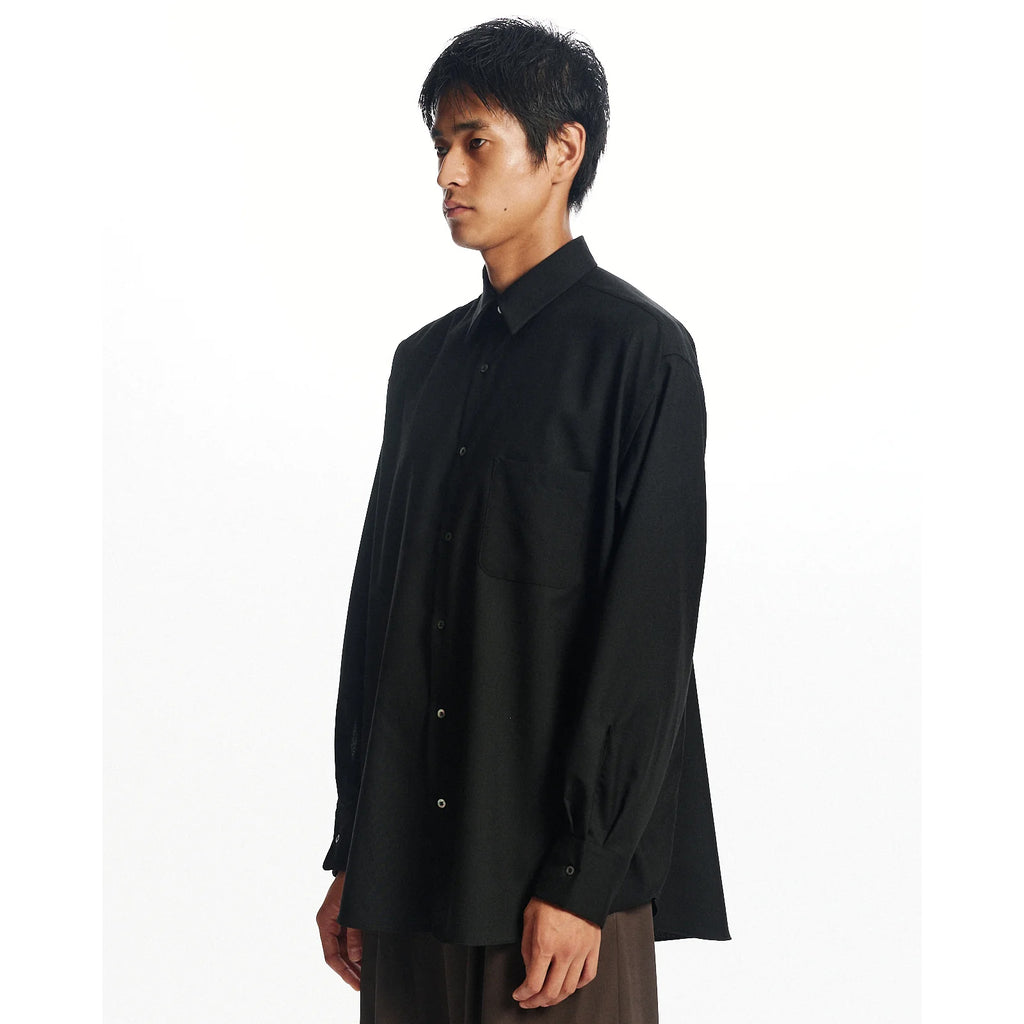 Organic Wool 2/80 Tropical Comfort Fit Shirt - ref. / Web Store