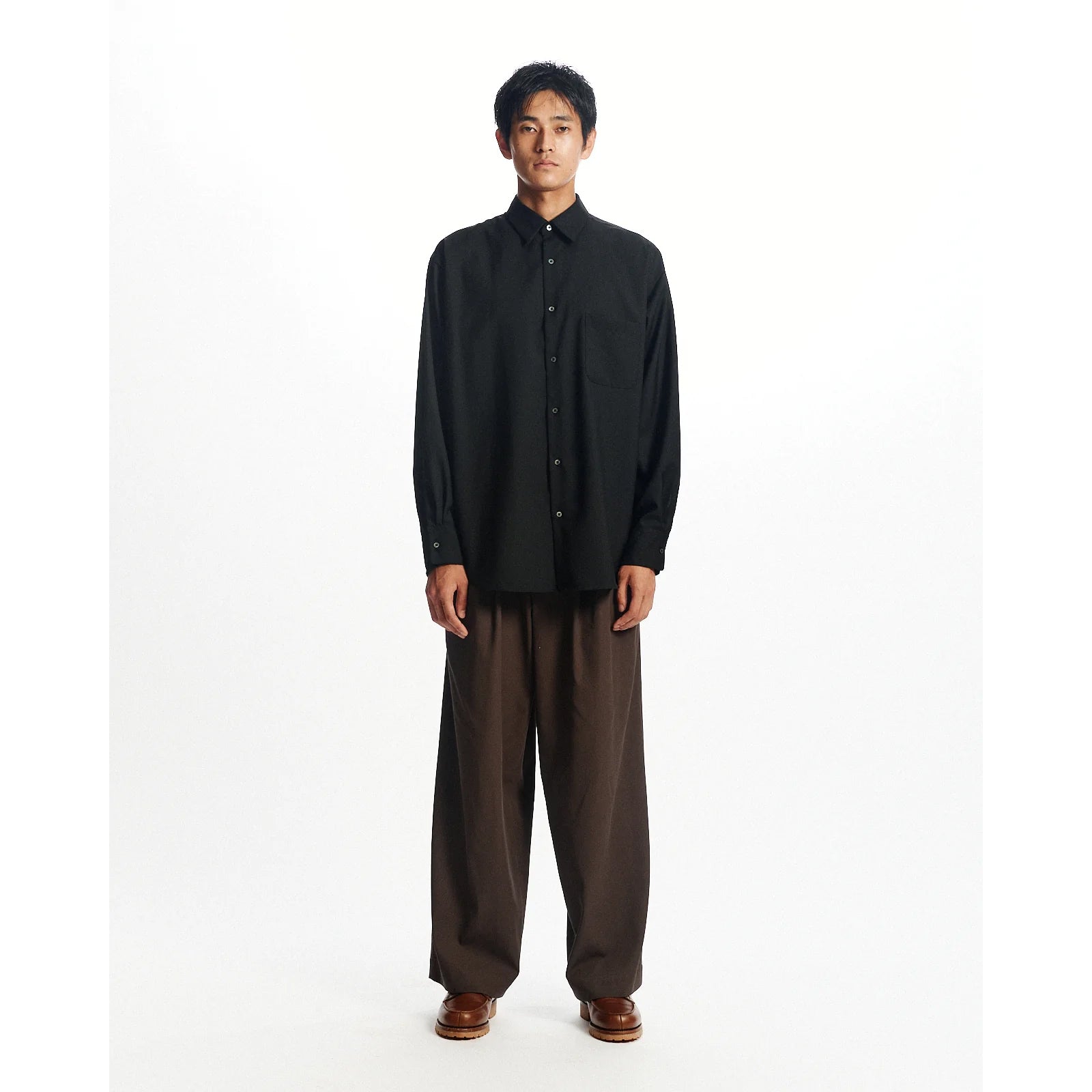 Organic Wool 2/80 Tropical Comfort Fit Shirt - ref. / Web Store