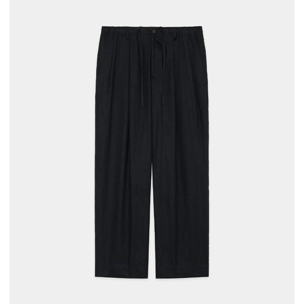 Hemp Shirting / Double Pleated Easy Trousers