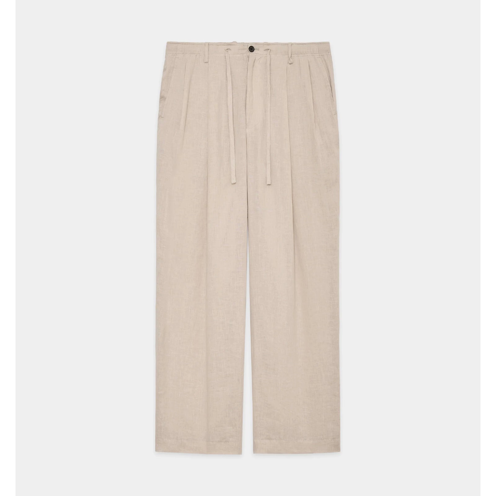 Hemp Shirting / Double Pleated Easy Trousers