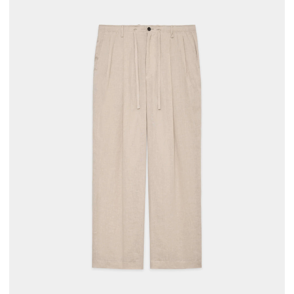 Hemp Shirting / Double Pleated Easy Trousers | ref. / Web Store