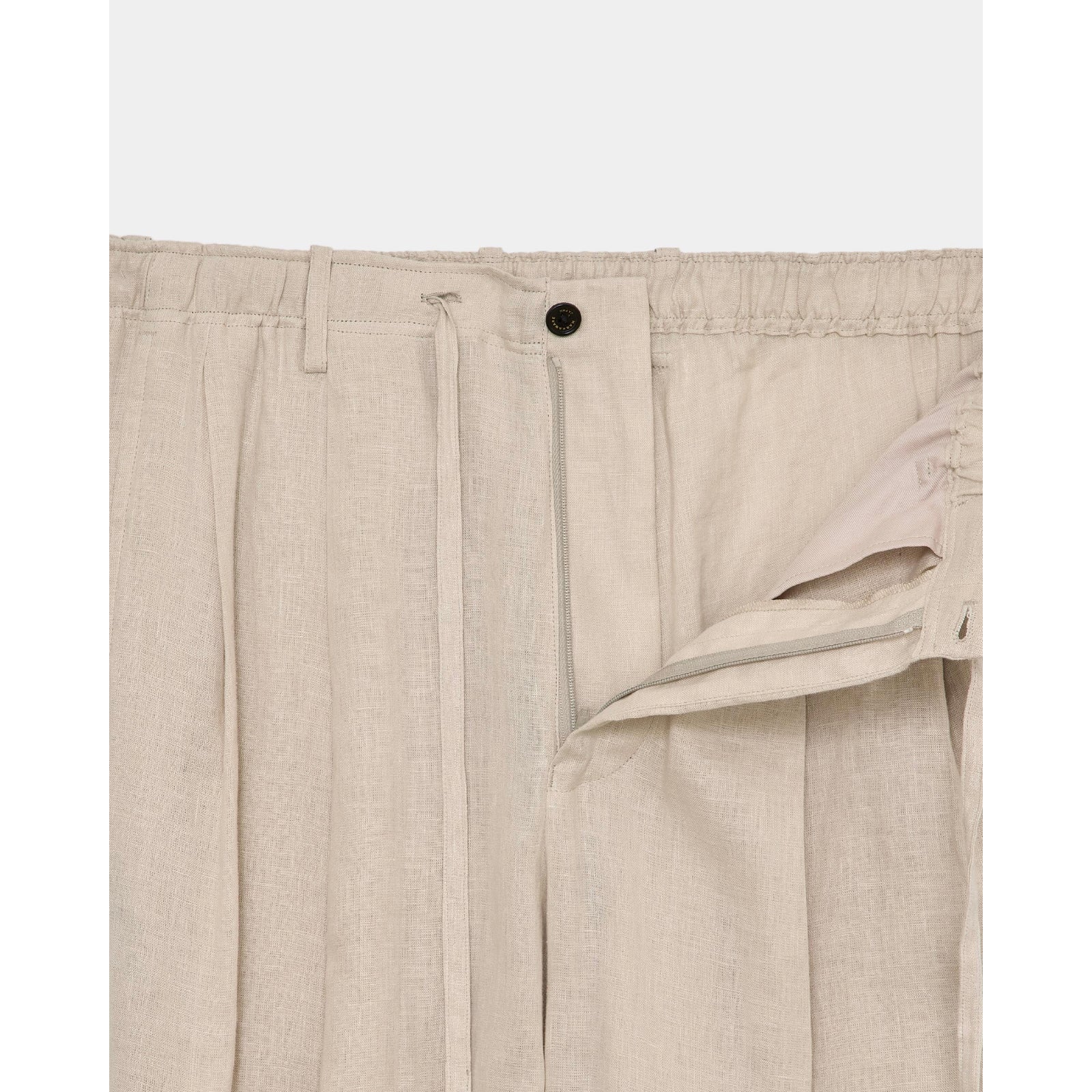 Hemp Shirting / Double Pleated Easy Trousers