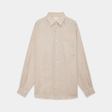 Hemp Shirting Comfort Fit Shirt TAUPE
