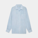 Organic Cotton 90/1 Loan / Italian Open Collar Shirt ICE