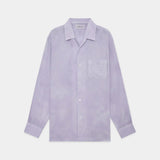 Organic Cotton 90/1 Loan / Italian Open Collar Shirt LAVENDER