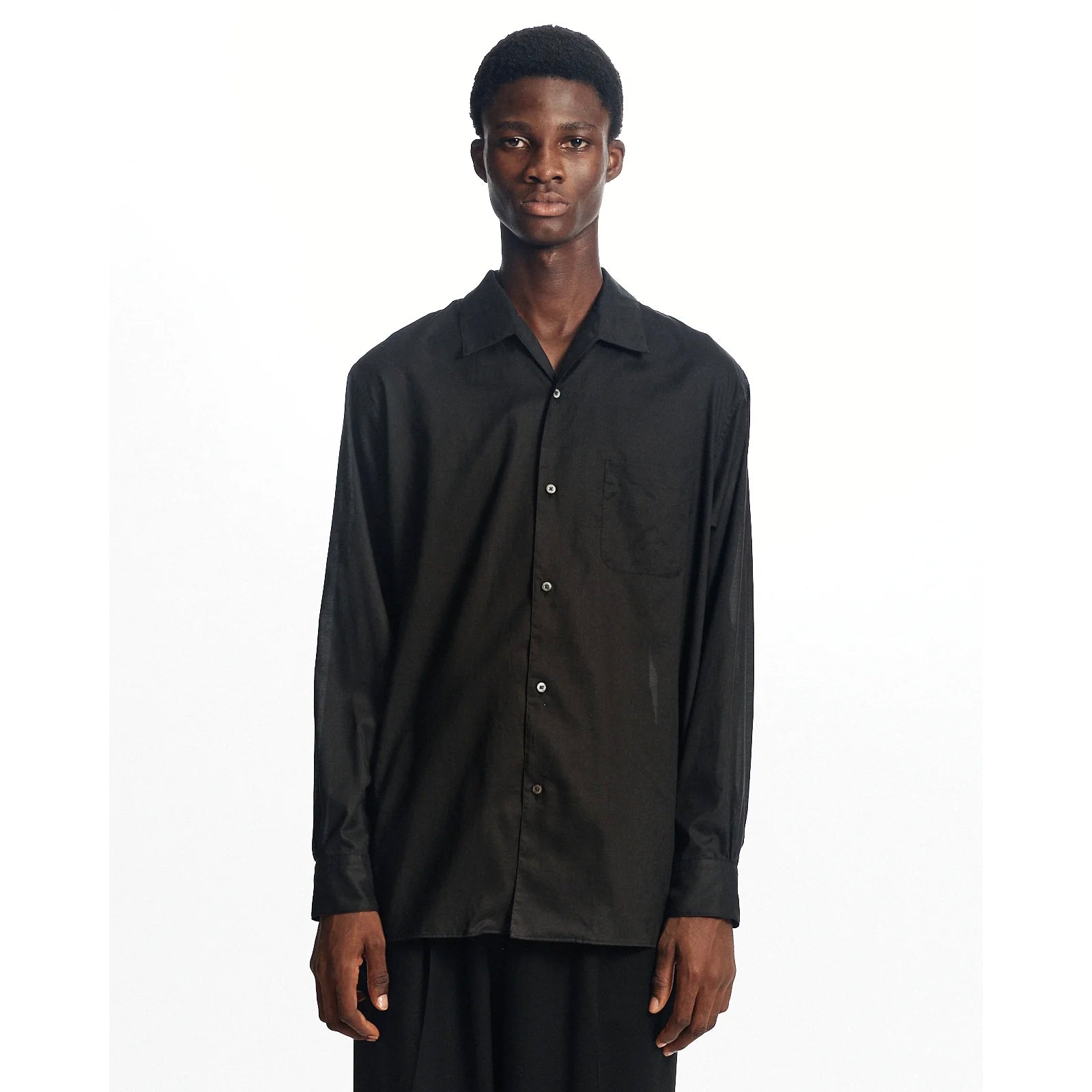 Organic Cotton 90/1 Loan / Italian Open Collar Shirt
