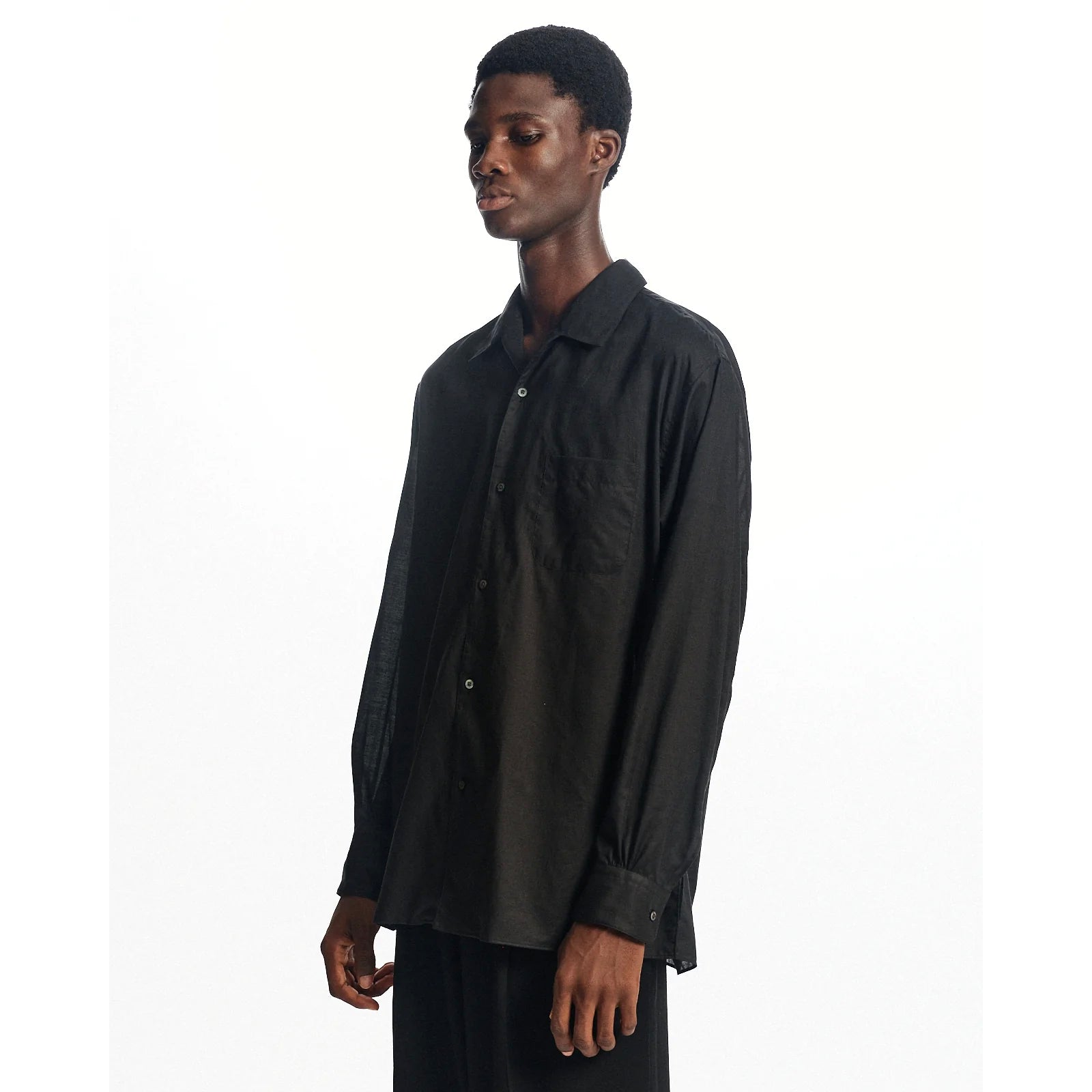 Organic Cotton 90/1 Loan / Italian Open Collar Shirt