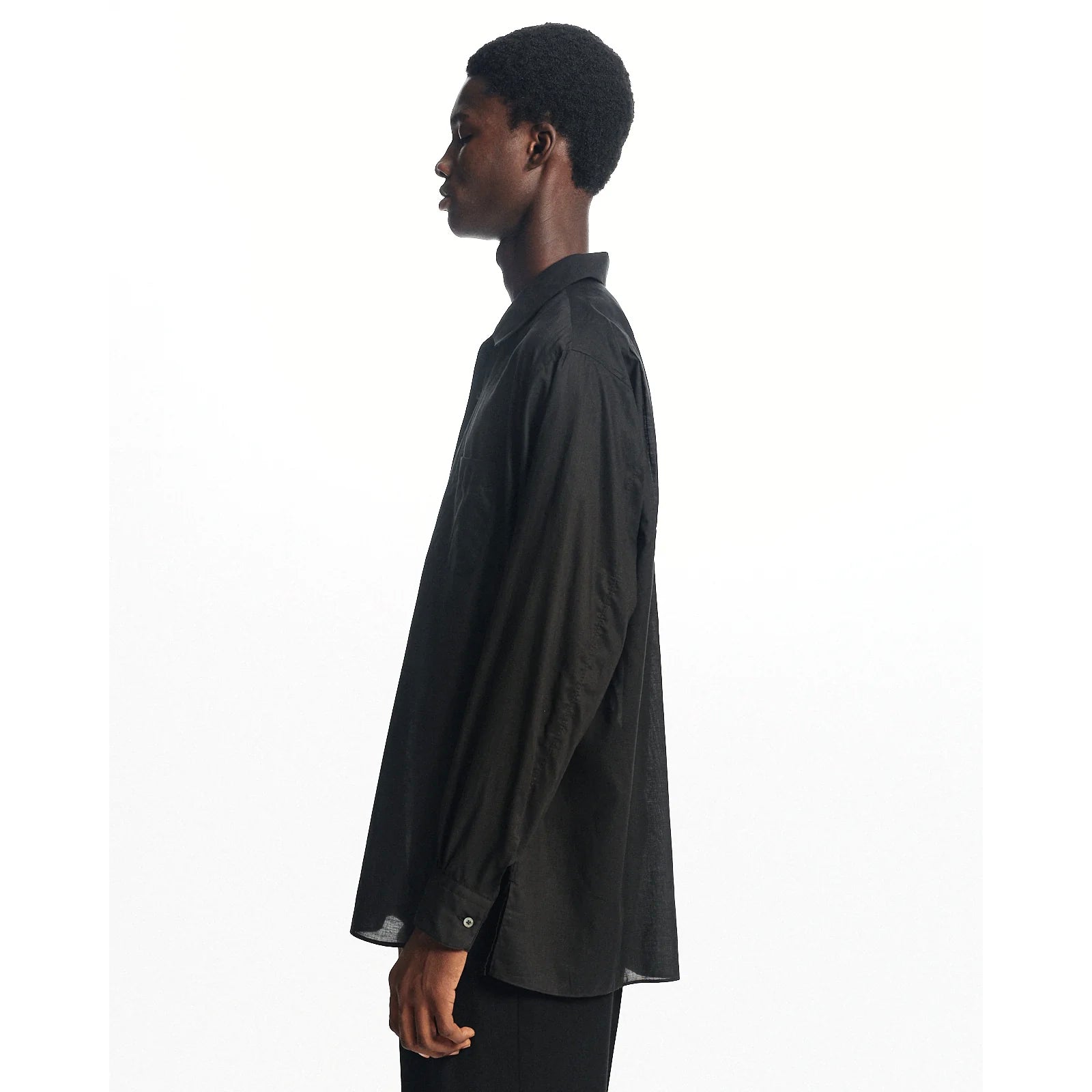 Organic Cotton 90/1 Loan / Italian Open Collar Shirt