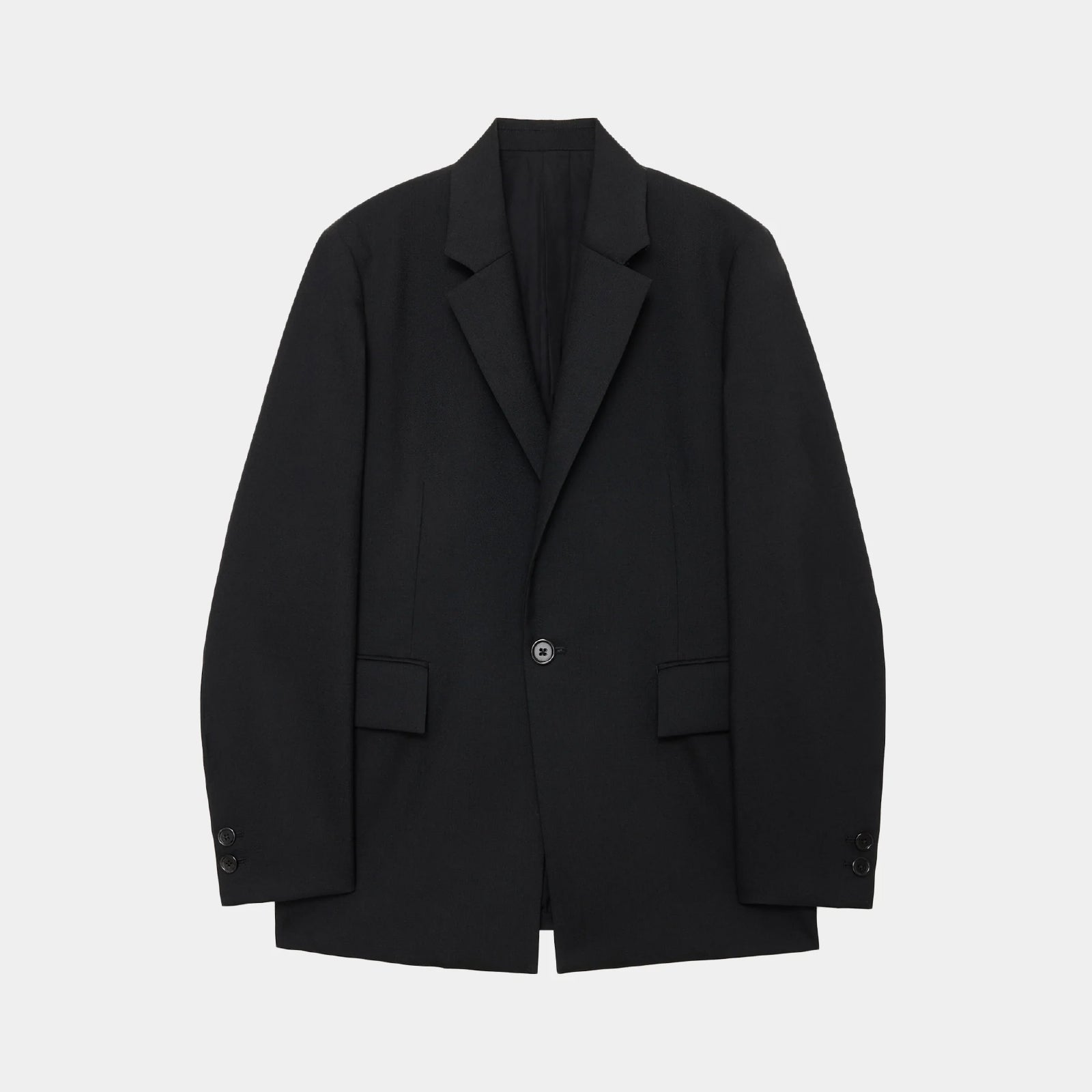 Heavy Organic Wool Tropical Square Jacket