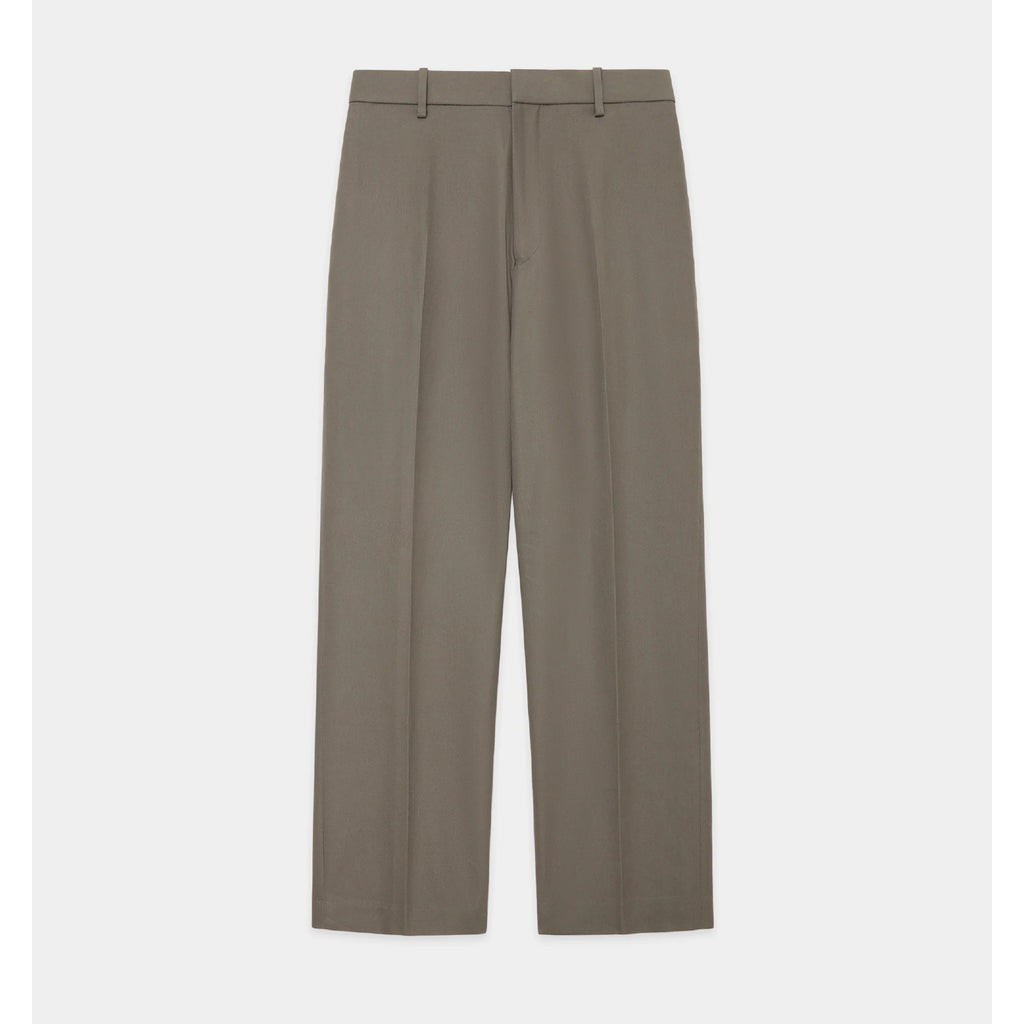Organic Cotton Survival Cloth Flat Tapered Trousers