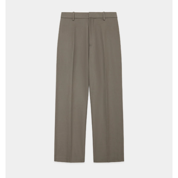 Organic Cotton Survival Cloth Flat Tapered Trousers