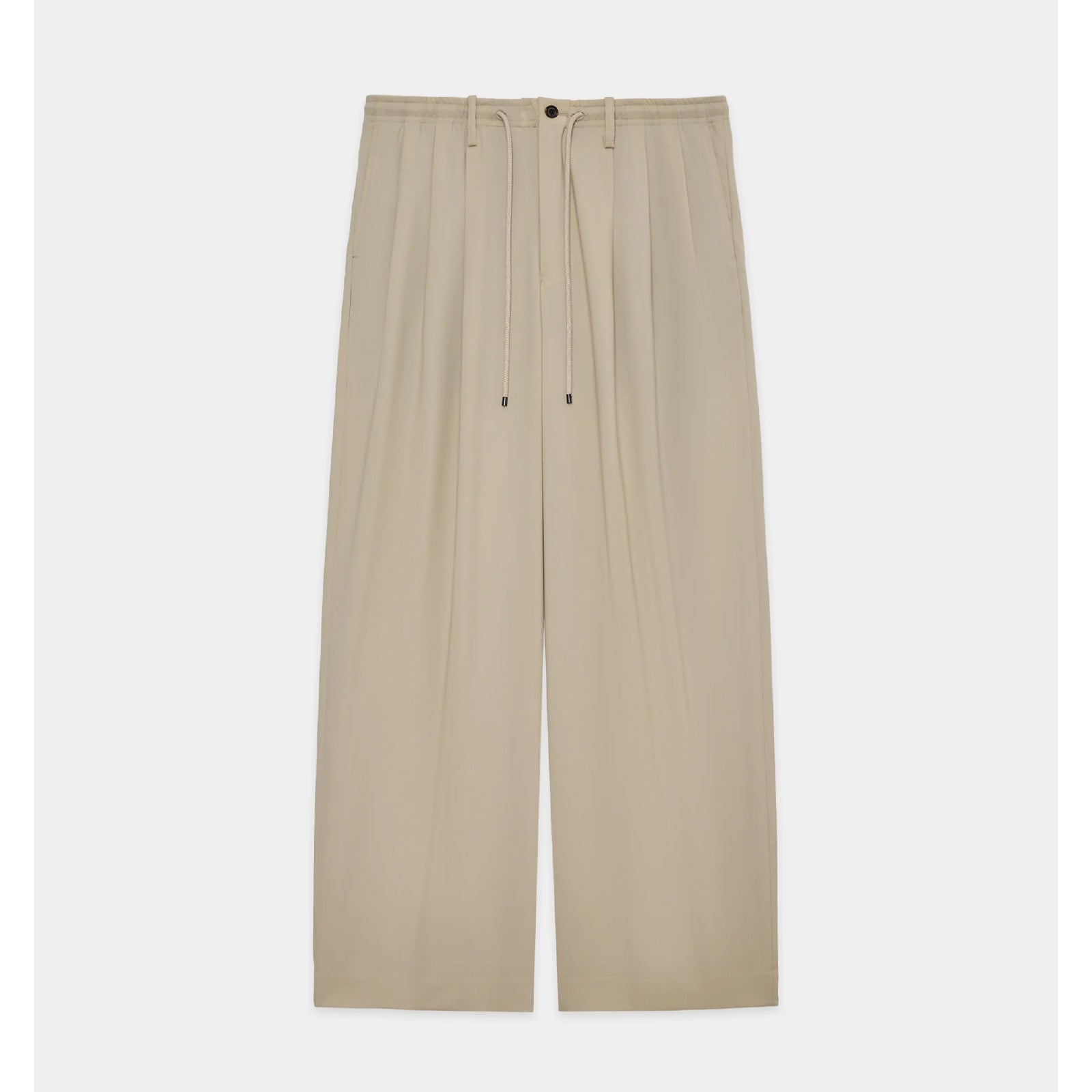 Organic Wool 2/80 Tropical / Triple Pleated Easy Trousers