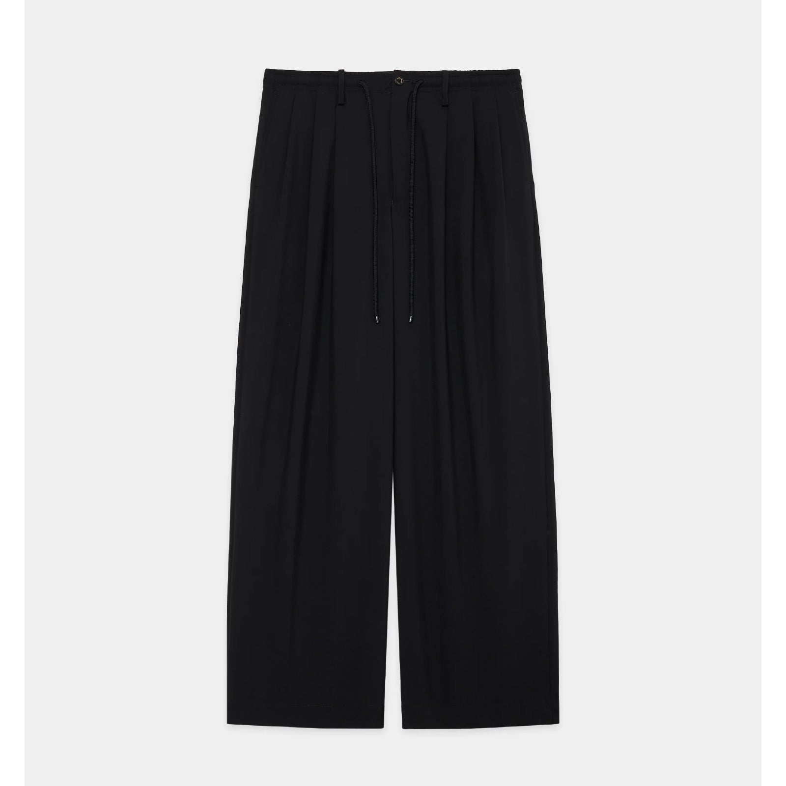 Organic Wool 2/80 Tropical / Triple Pleated Easy Trousers