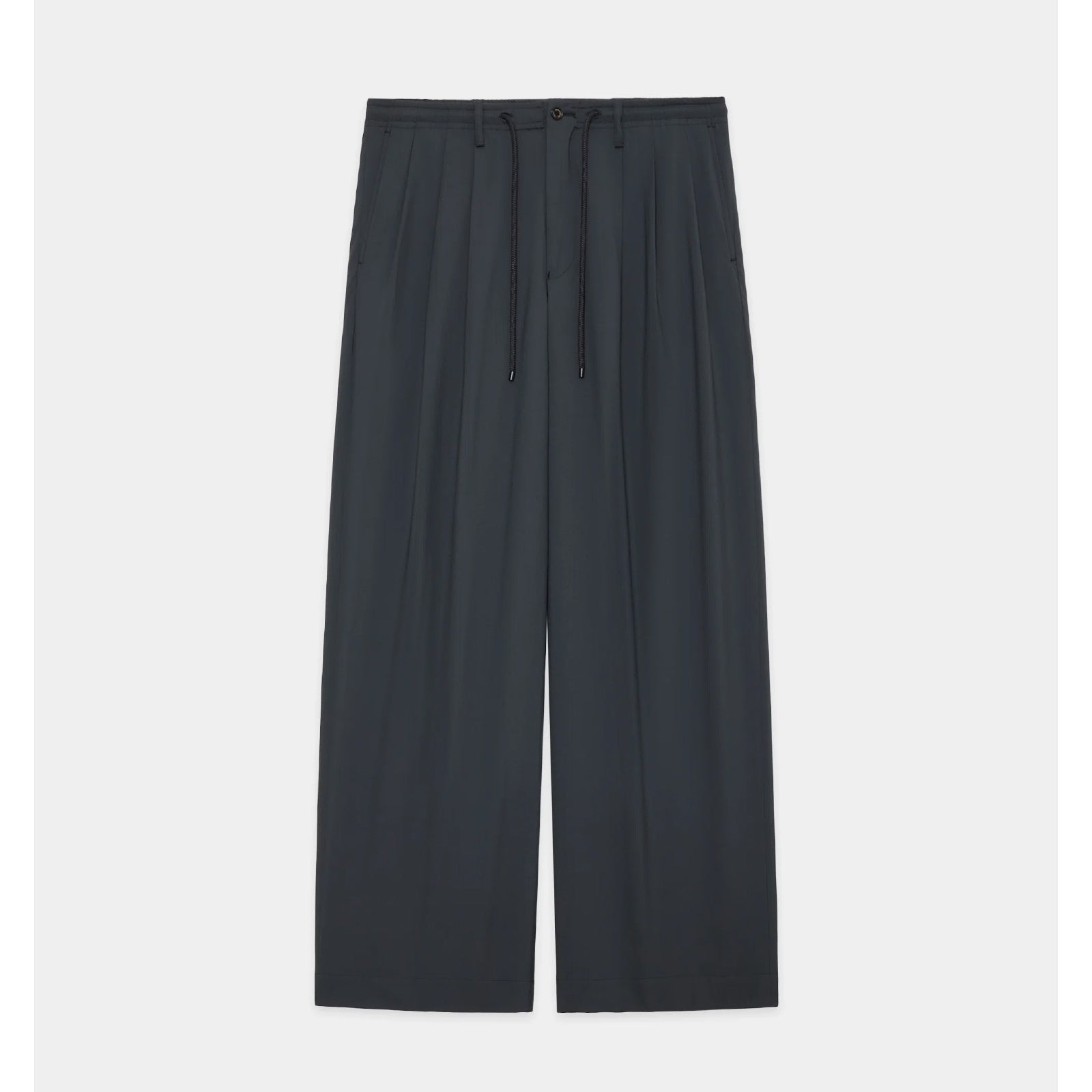 Organic Wool 2/80 Tropical / Triple Pleated Easy Trousers