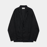 Hemp Shirting / Shirt Jacket BLACK