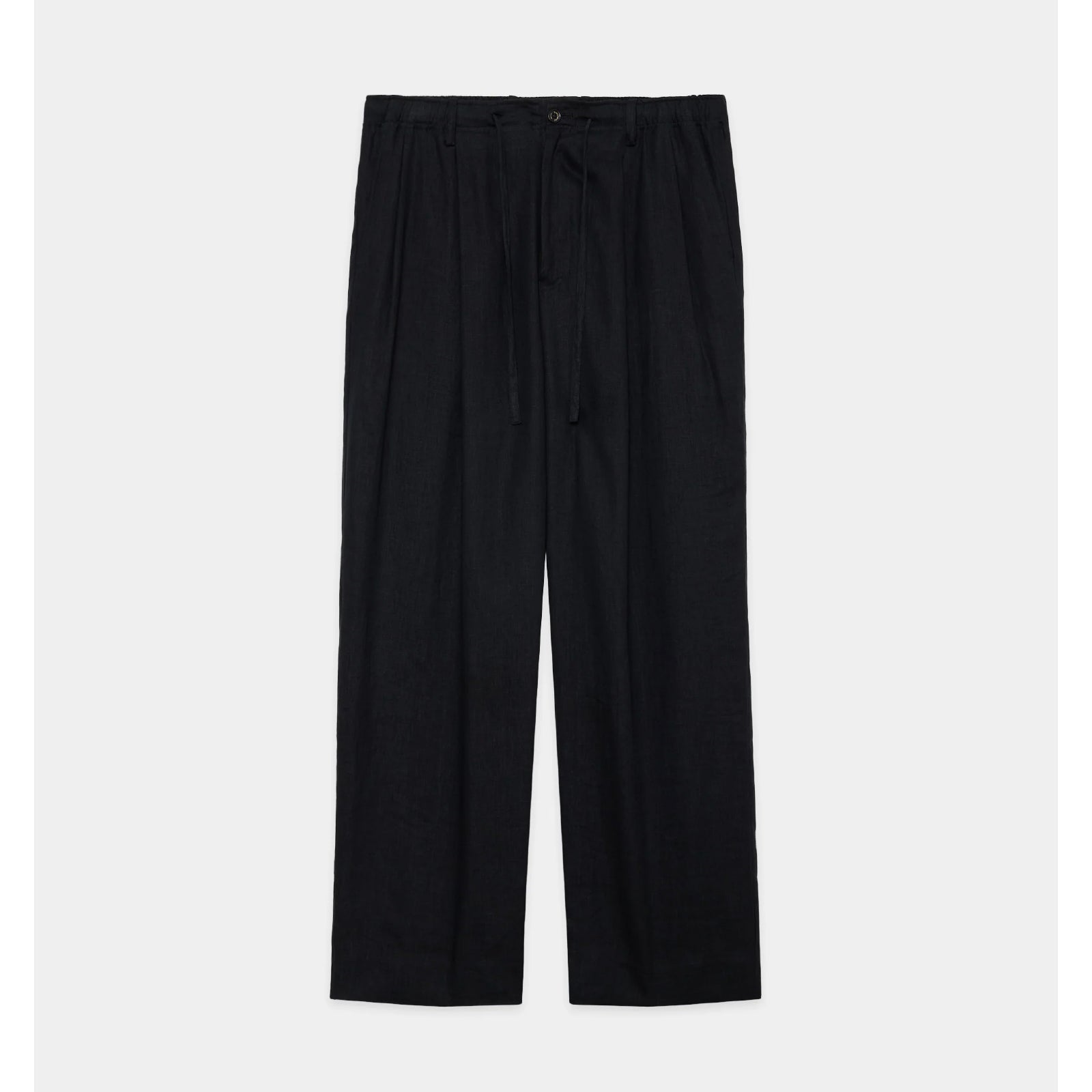 Hemp Shirting / Double Pleated Easy Trousers