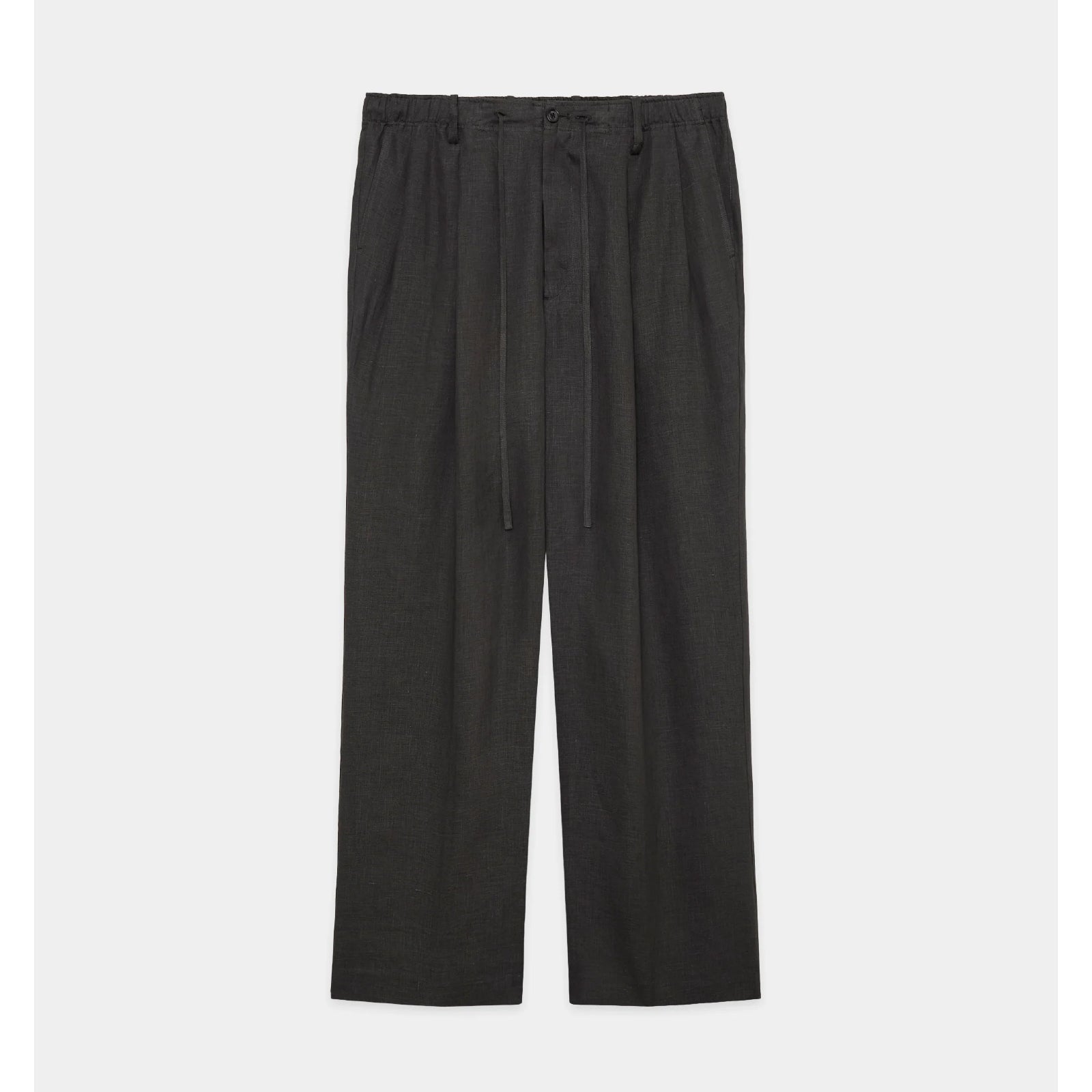 Hemp Shirting / Double Pleated Easy Trousers