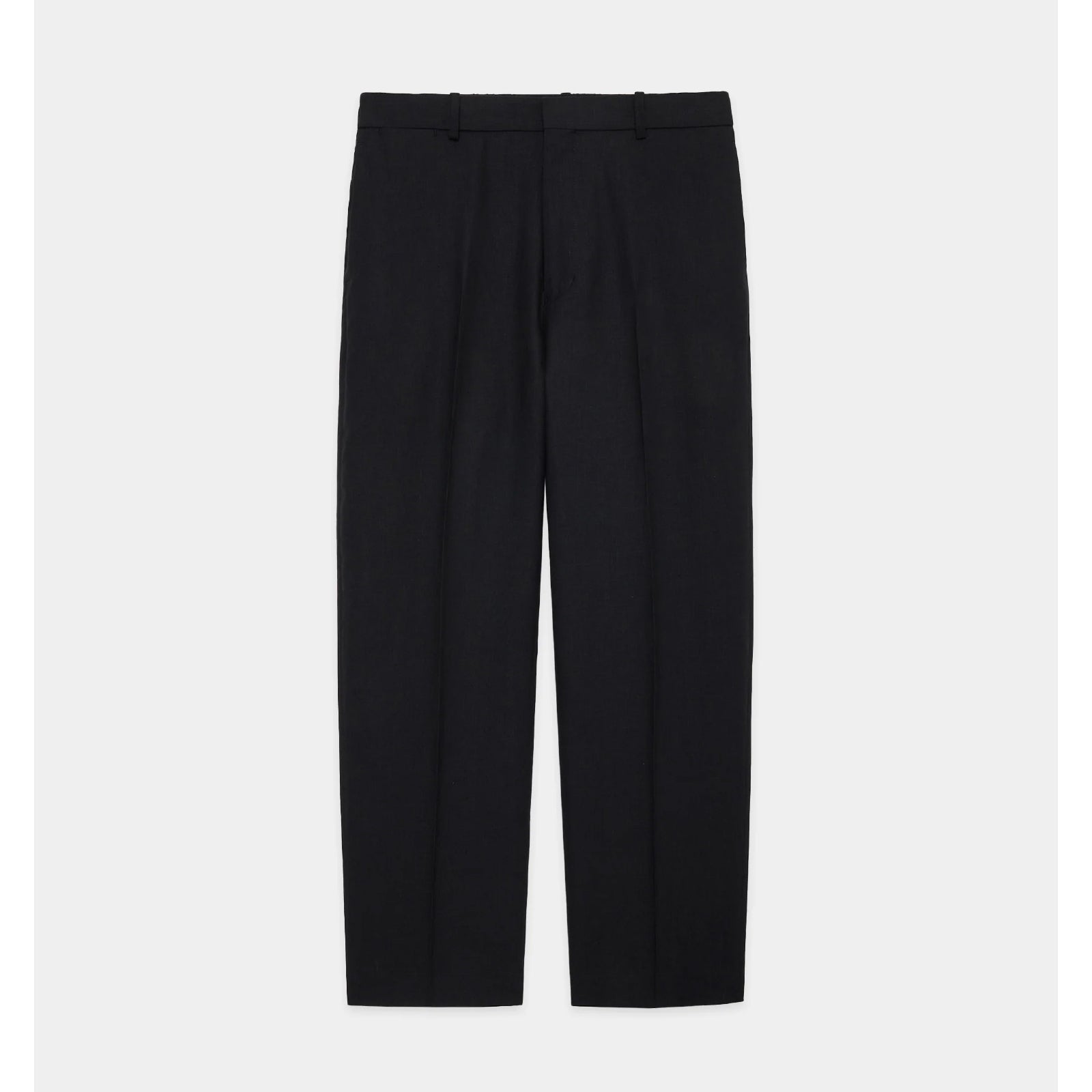 Organic Wool Hemp Tropical / Flat Tapered Trousers | ref. / Web Store