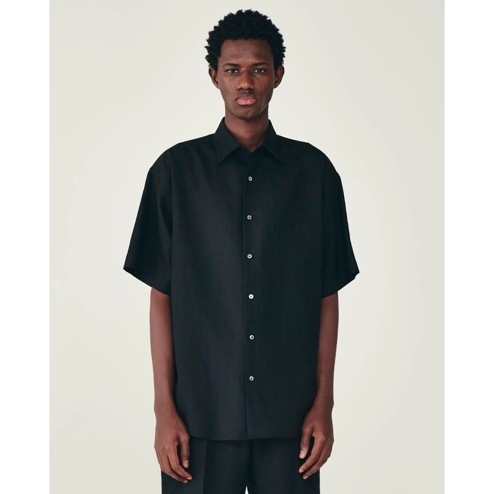 Organic Wool Hemp Tropical / Comfort Fit S/S Shirt