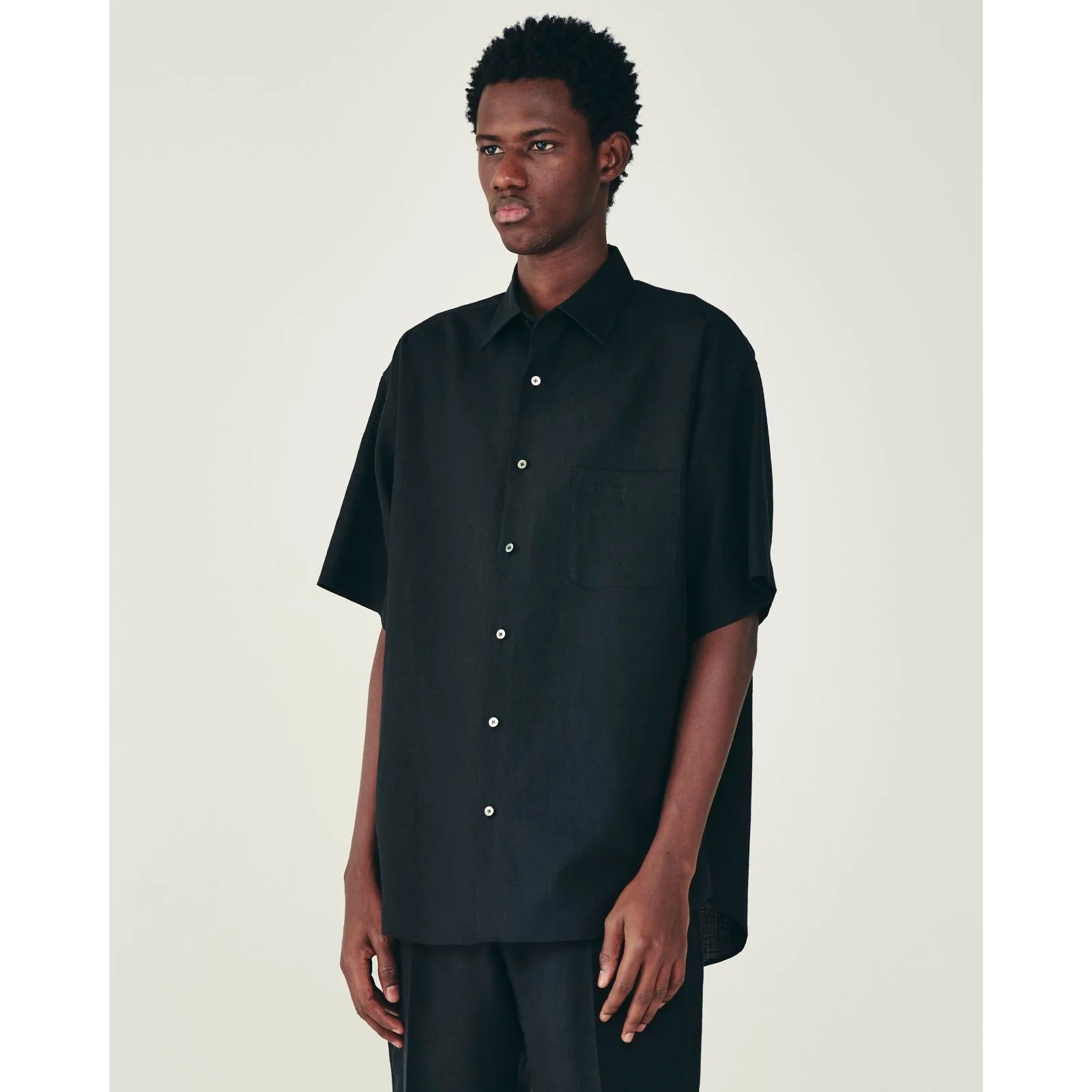Organic Wool Hemp Tropical / Comfort Fit S/S Shirt