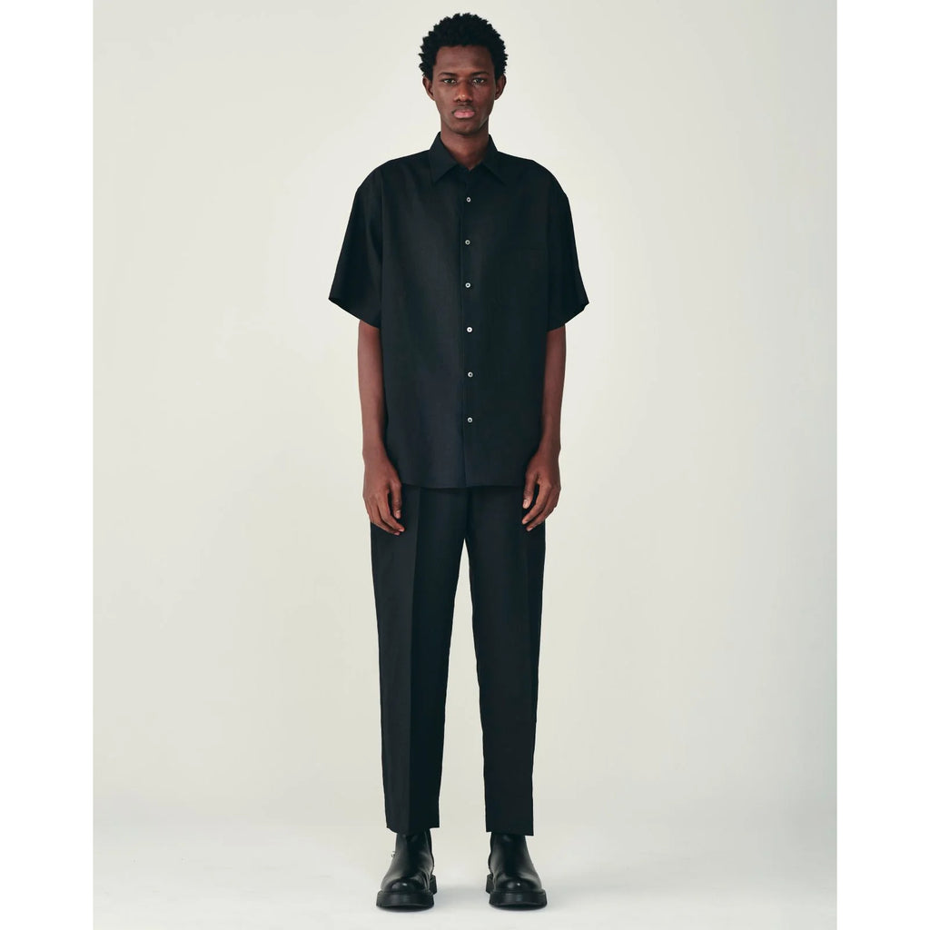 Organic Wool Hemp Tropical / Comfort Fit S/S Shirt | ref. / Web Store