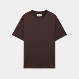Organic Giza 70/2 Knit / New Relaxed Fit Tee BROWN