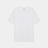 Organic Giza 70/2 Knit / New Relaxed Fit Tee WHITE