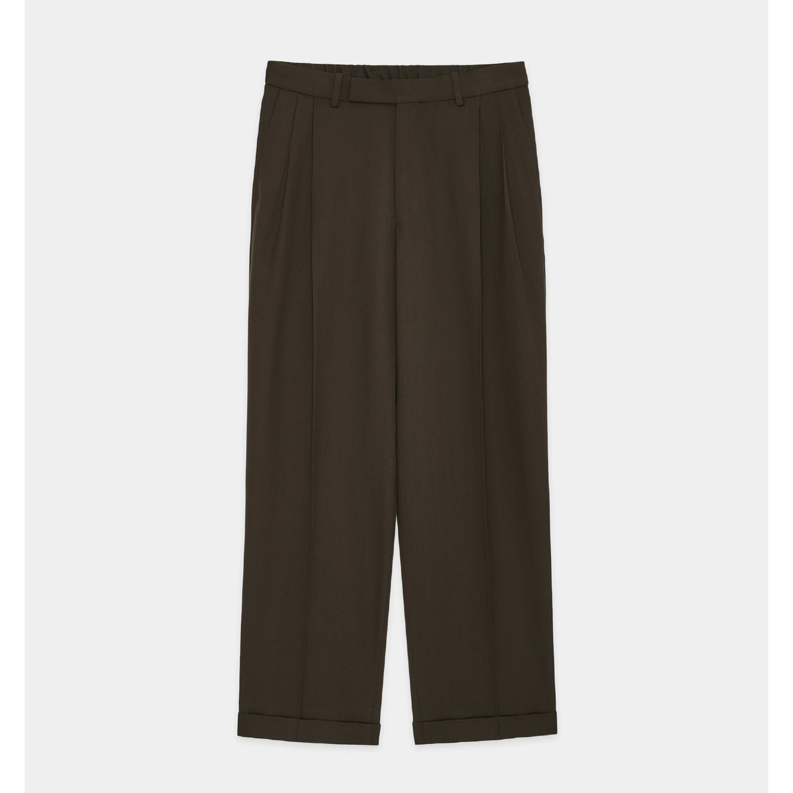 Organic Wool Survival Cloth® / Double Pleated Semi Easy Trousers