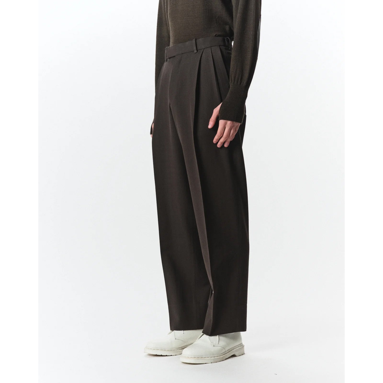 Organic Wool Survival Cloth® / Double Pleated Semi Easy Trousers