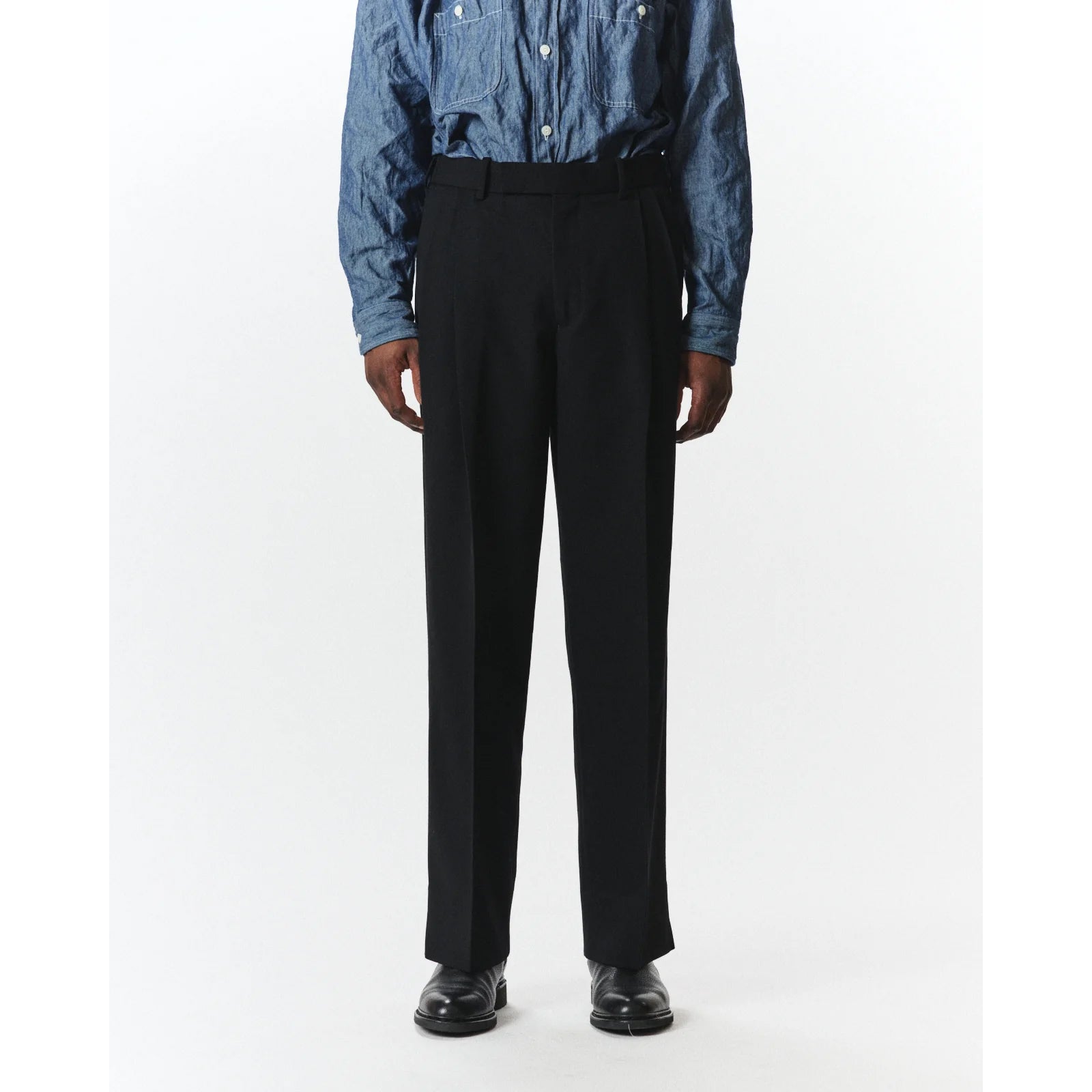 Organic Wool Survival Cloth® / Double Pleated Semi Easy Trousers