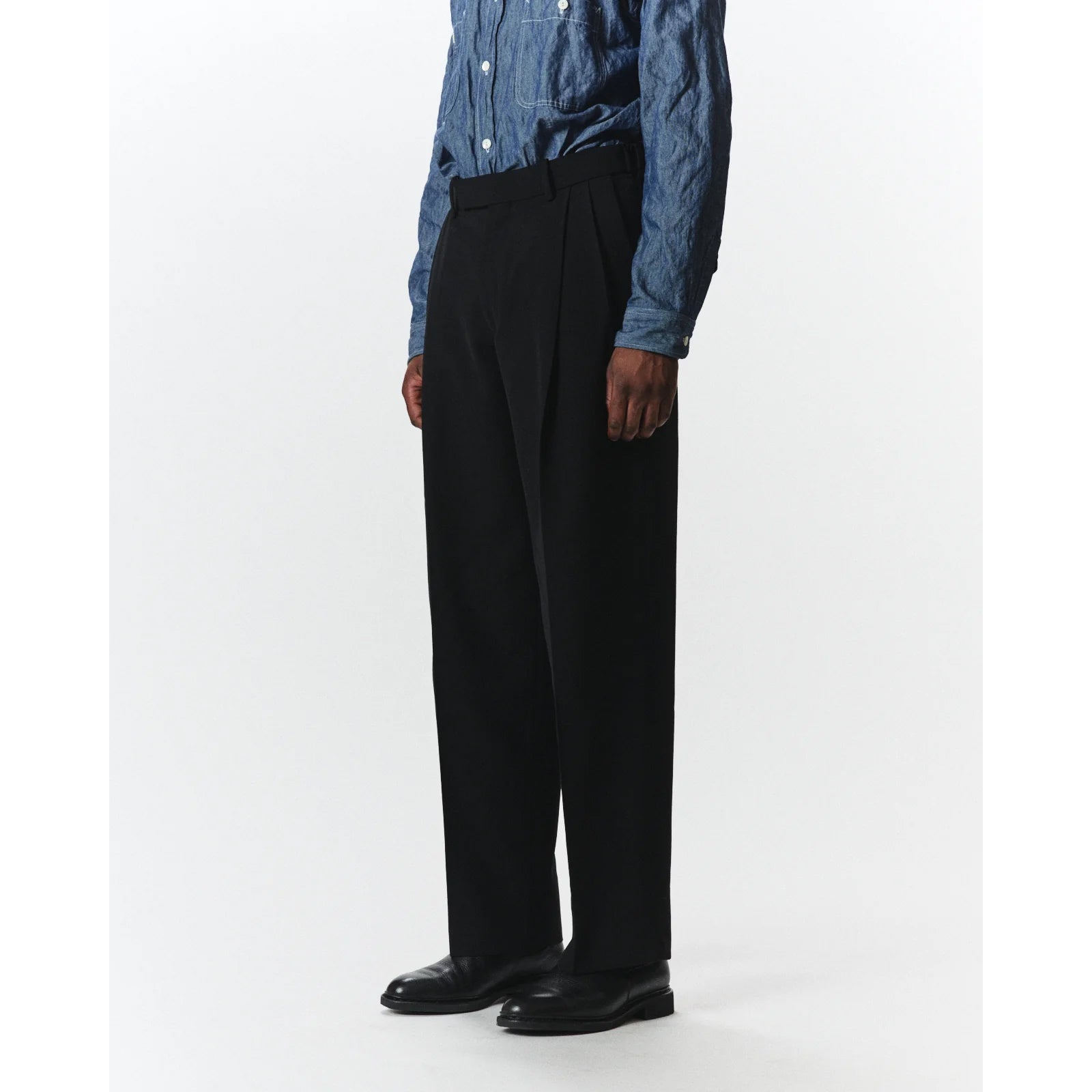 Organic Wool Survival Cloth® / Double Pleated Semi Easy Trousers