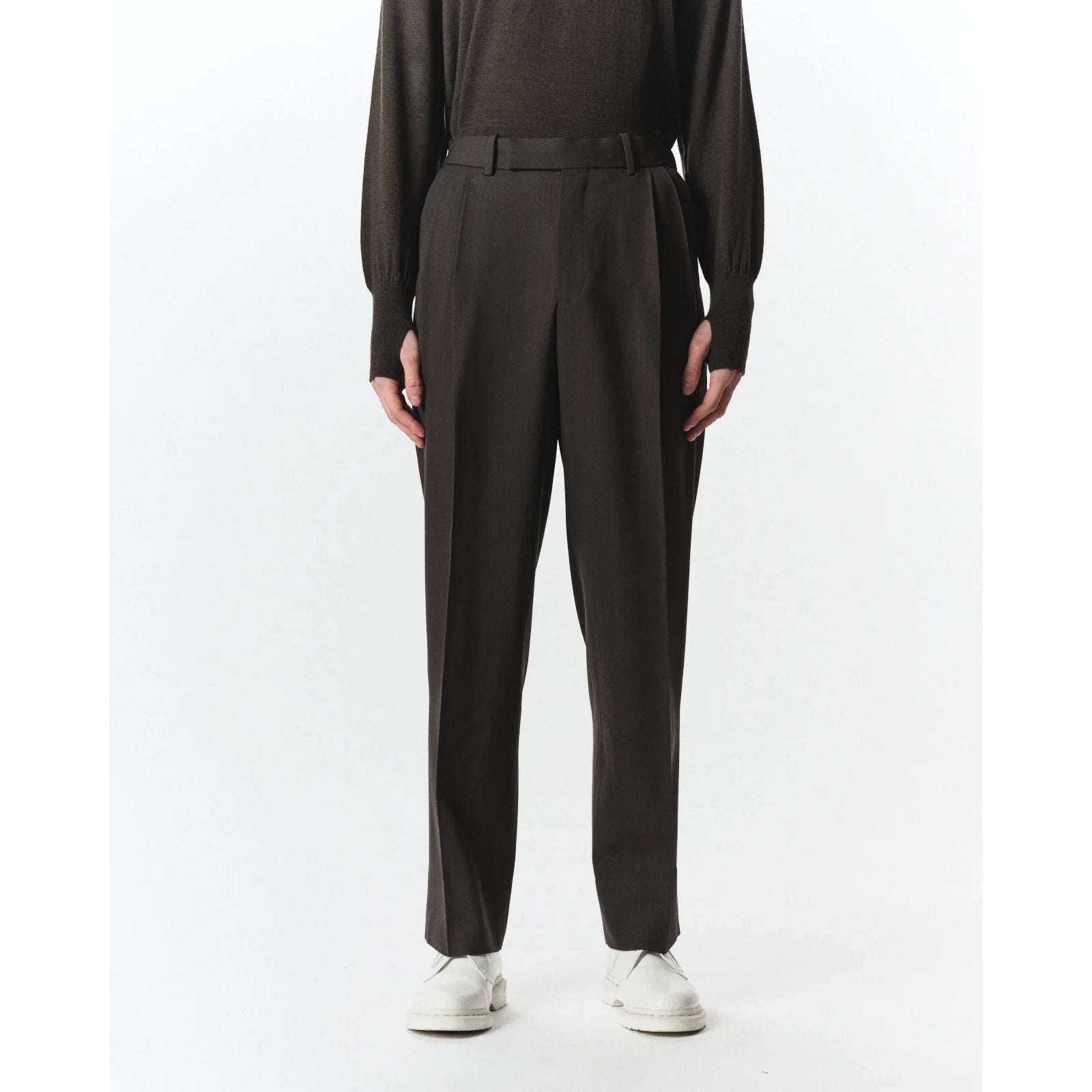 Organic Wool Survival Cloth® / Double Pleated Semi Easy Trousers