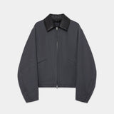 Organic Cotton Duck / Worker Jacket CHARCOAL