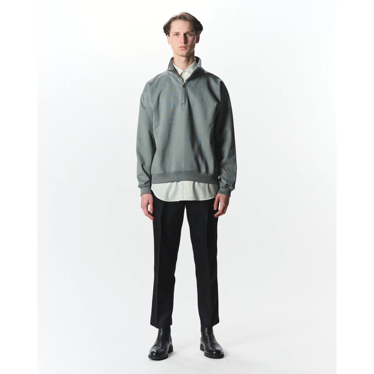 Organic Cotton Heavy Fleece / Comfort Half Zip
